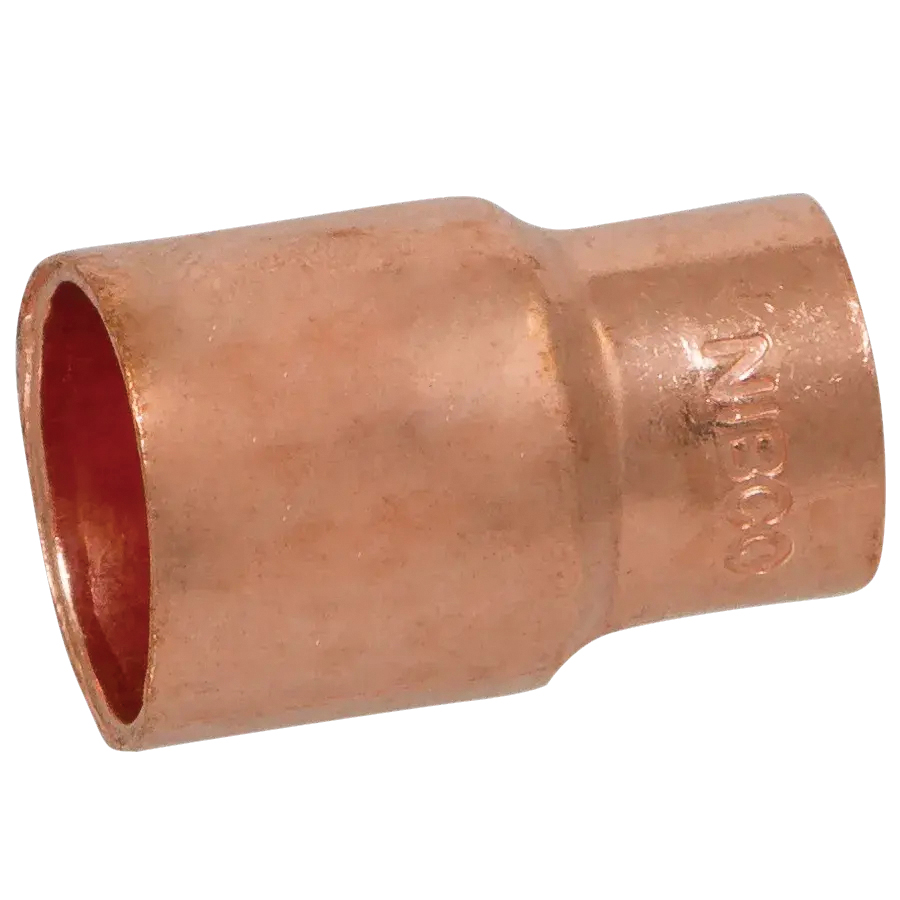 C600 Series 9001020 Reducing Pipe Coupling, 3/8 x 1/4 in, Sweat, Copper, 582 psi Pressure
