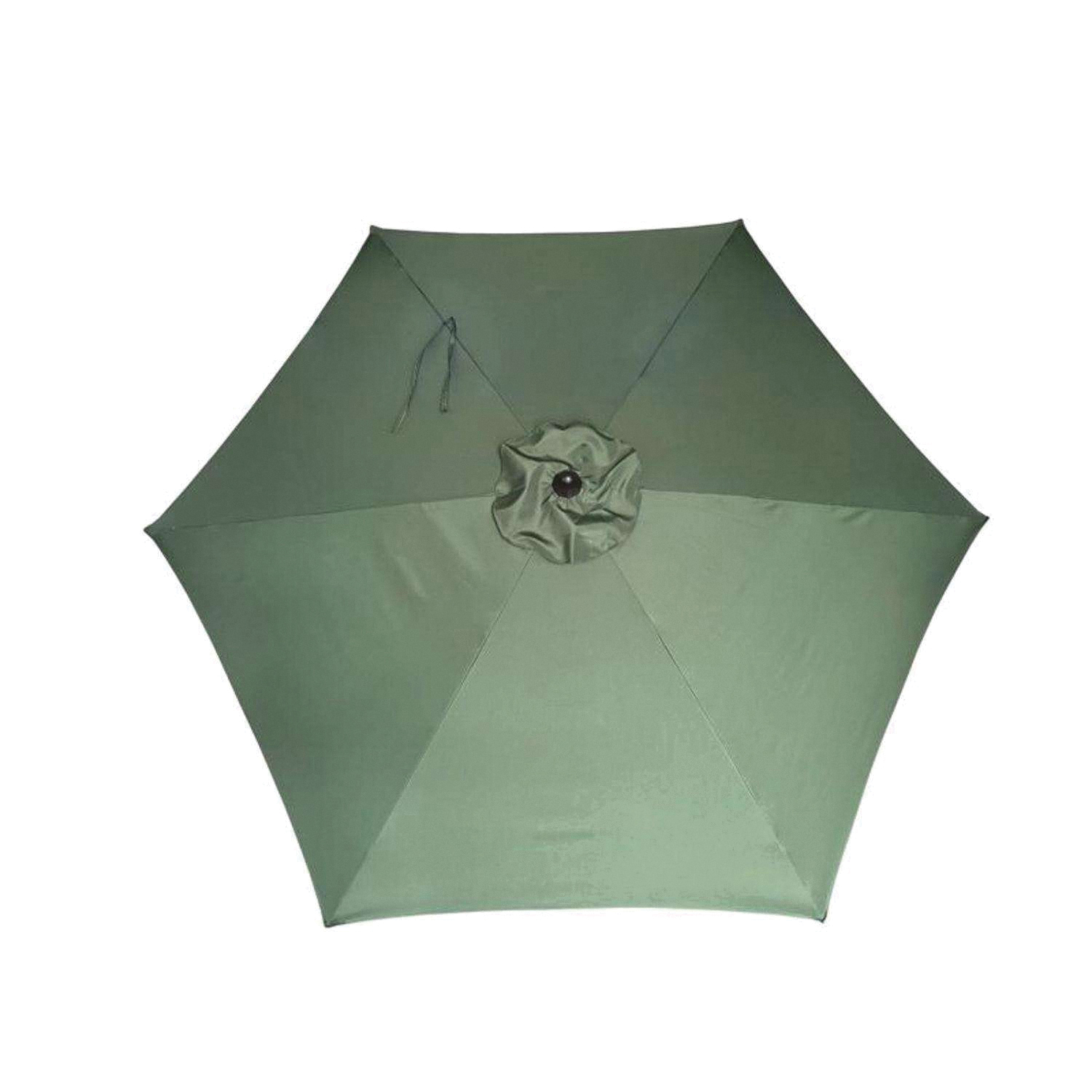 YQ101BK-HGR Tiltable Market Umbrella, 9 ft, Hunter Green