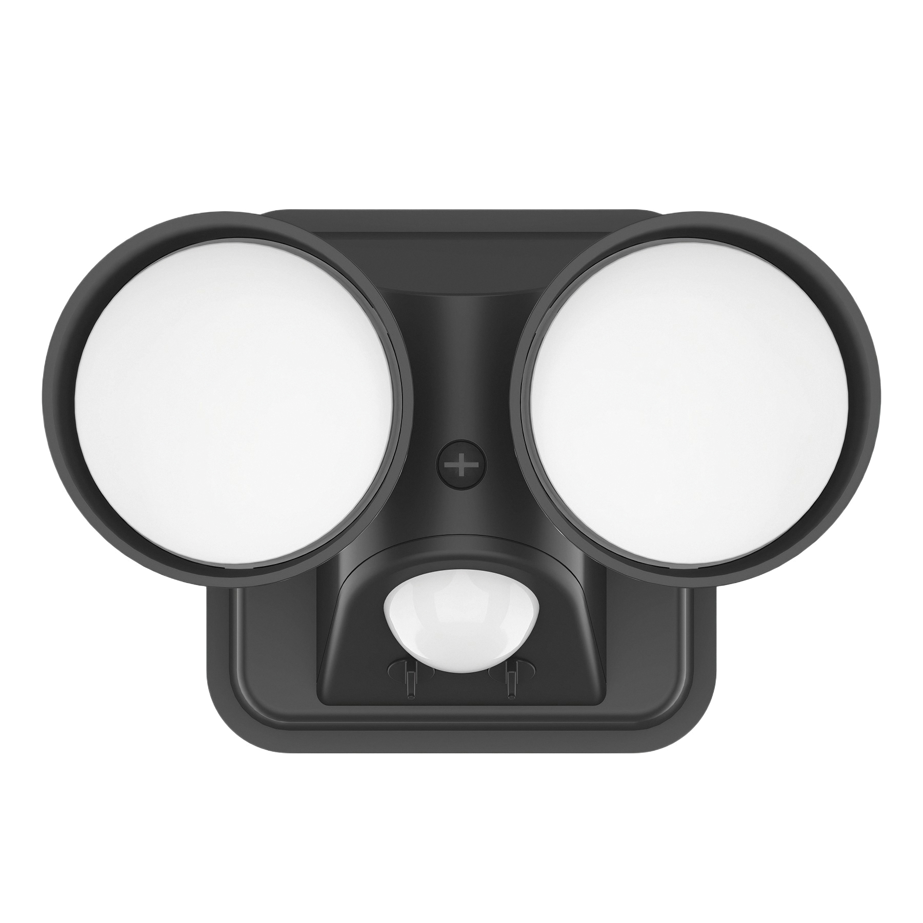 CL-SLAM25ACB-2H Motion Activated Security Light, 120 V, 25 W, 2-Lamp, LED Lamp, Daylight Light, 2500 Lumens