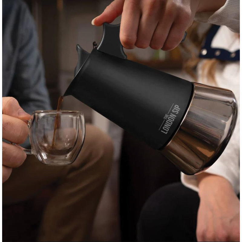 The London Sip Stovetop Espresso Maker - Thumbnail 4