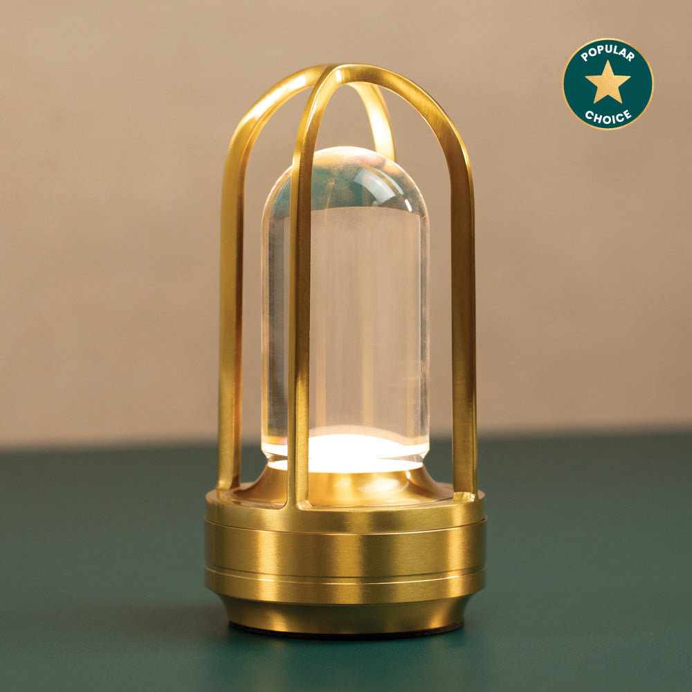 Table Lamp, Amerelle, Rechargeable, 1 W, 1-Lamp, LED Lamp, Cool White/Warm White Light - 1