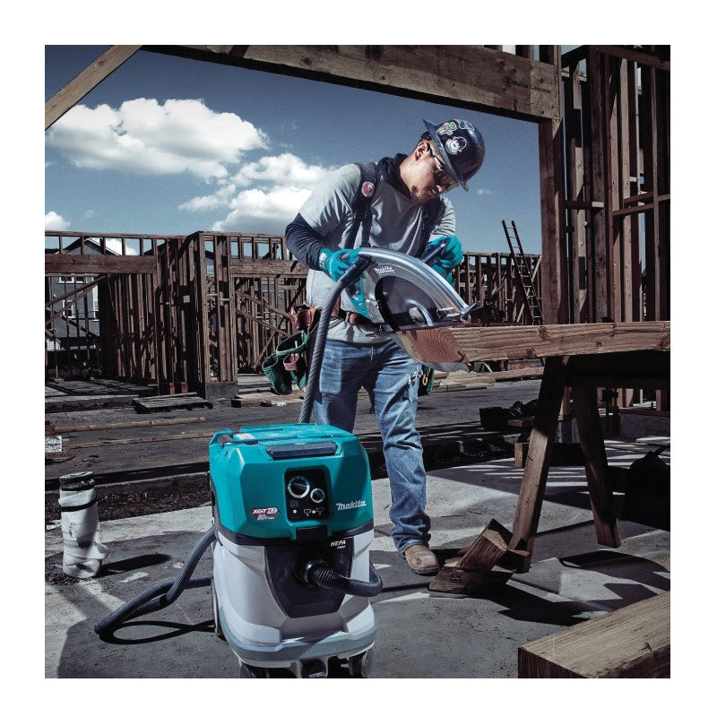 Makita GSH06T1 Brushless Cordless Circular Saw Kit, Battery Included, 40 V, 5 Ah, 16-5/16 in Dia Blade, 1 in Arbor - 4