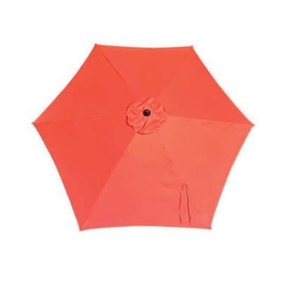 YQ101BK-OR Tiltable Market Umbrella, 9 ft, Orange