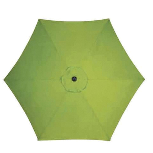 YQ101BK-SGR Tiltable Market Umbrella, 9 ft, Spring Green