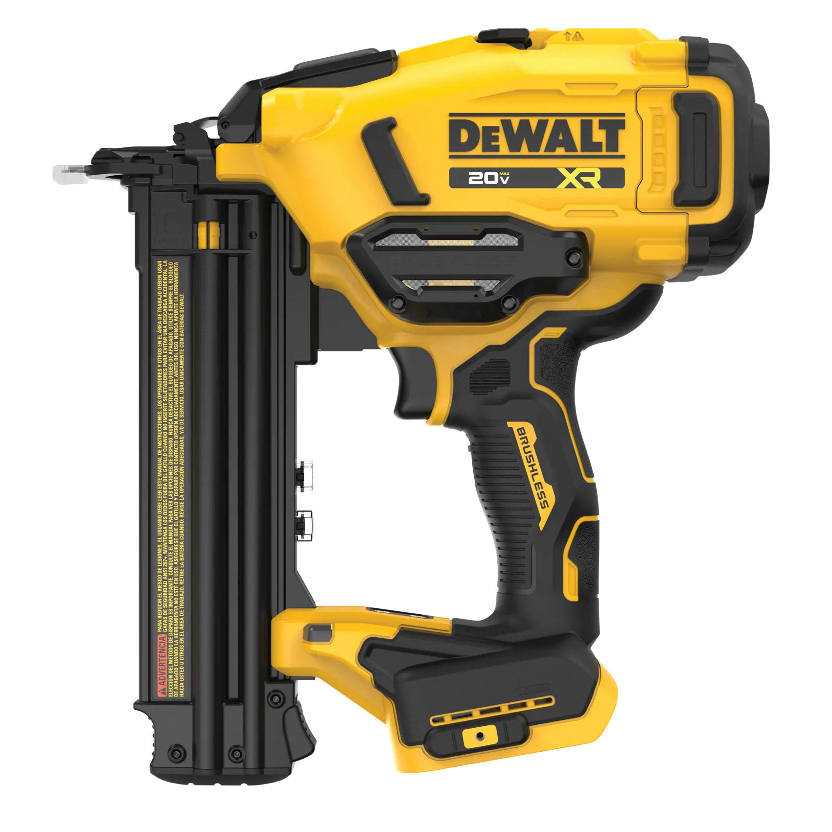Cordless Brad Nailer, Dewalt, 20V XR, 18 ga, Tool Only - 2