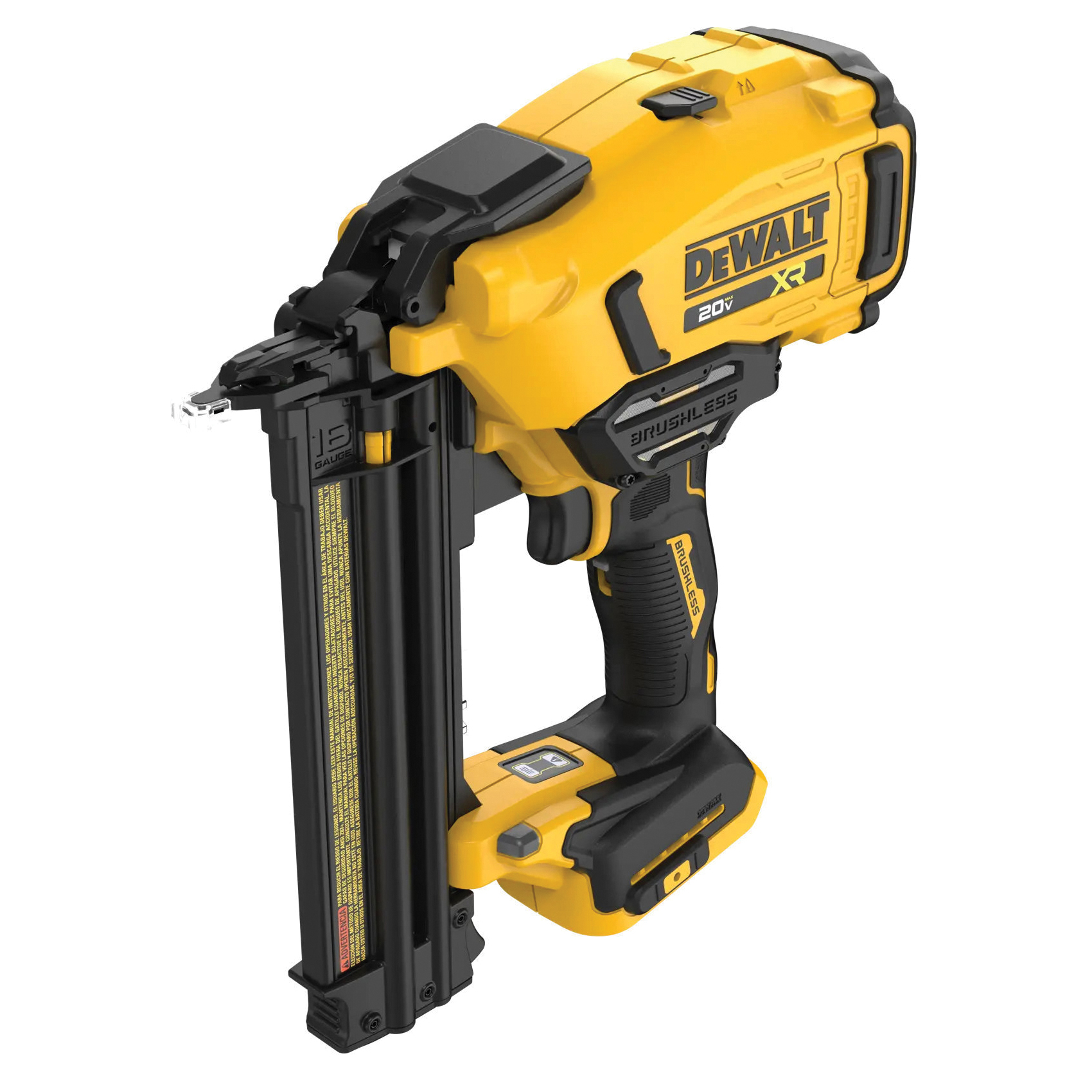 Cordless Brad Nailer, Dewalt, 20V XR, 18 ga, Tool Only - 3