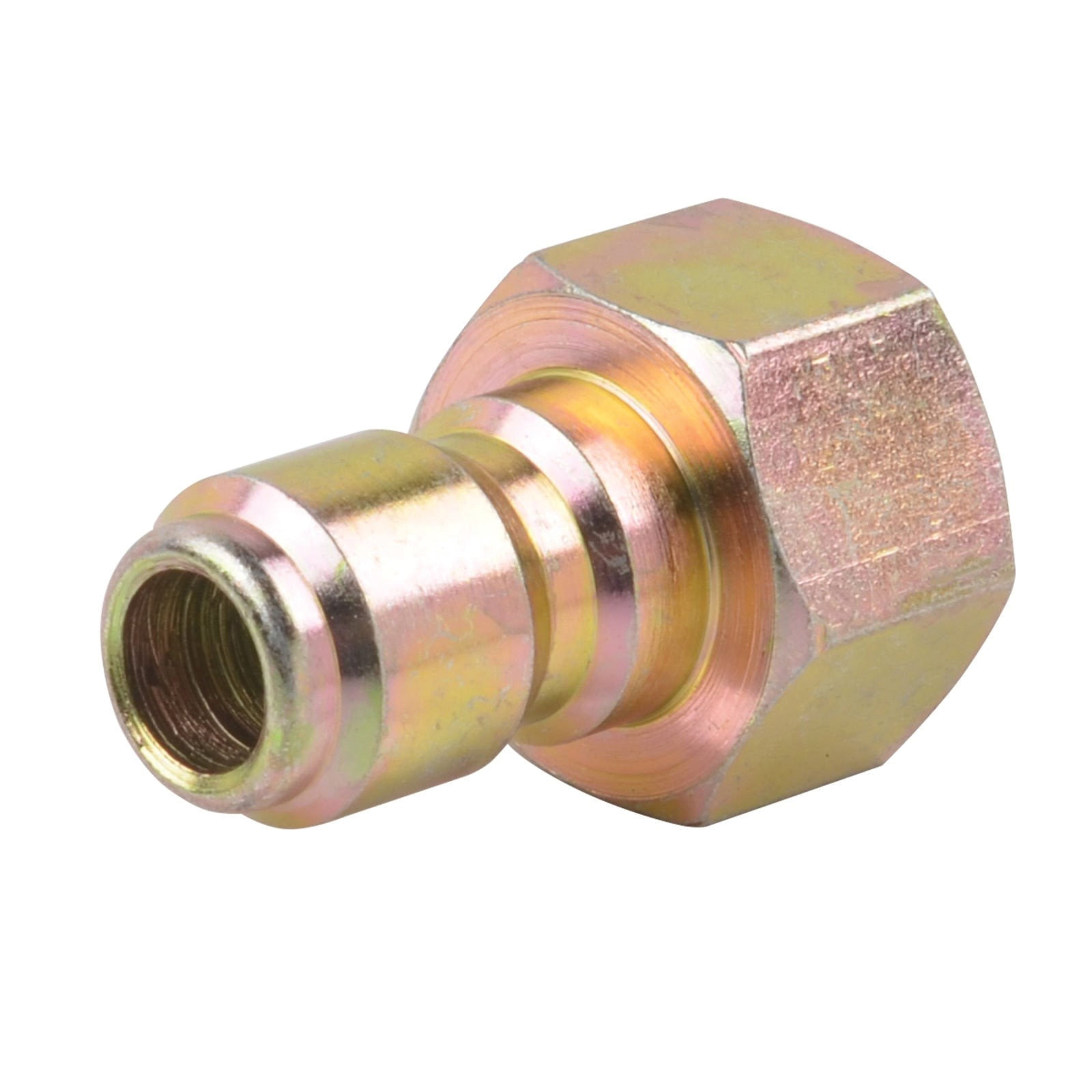 Quick-Connect Plug, SurfaceMaxx, 3/8 in Connection, FNPT x Plug, Steel, Gold - 2