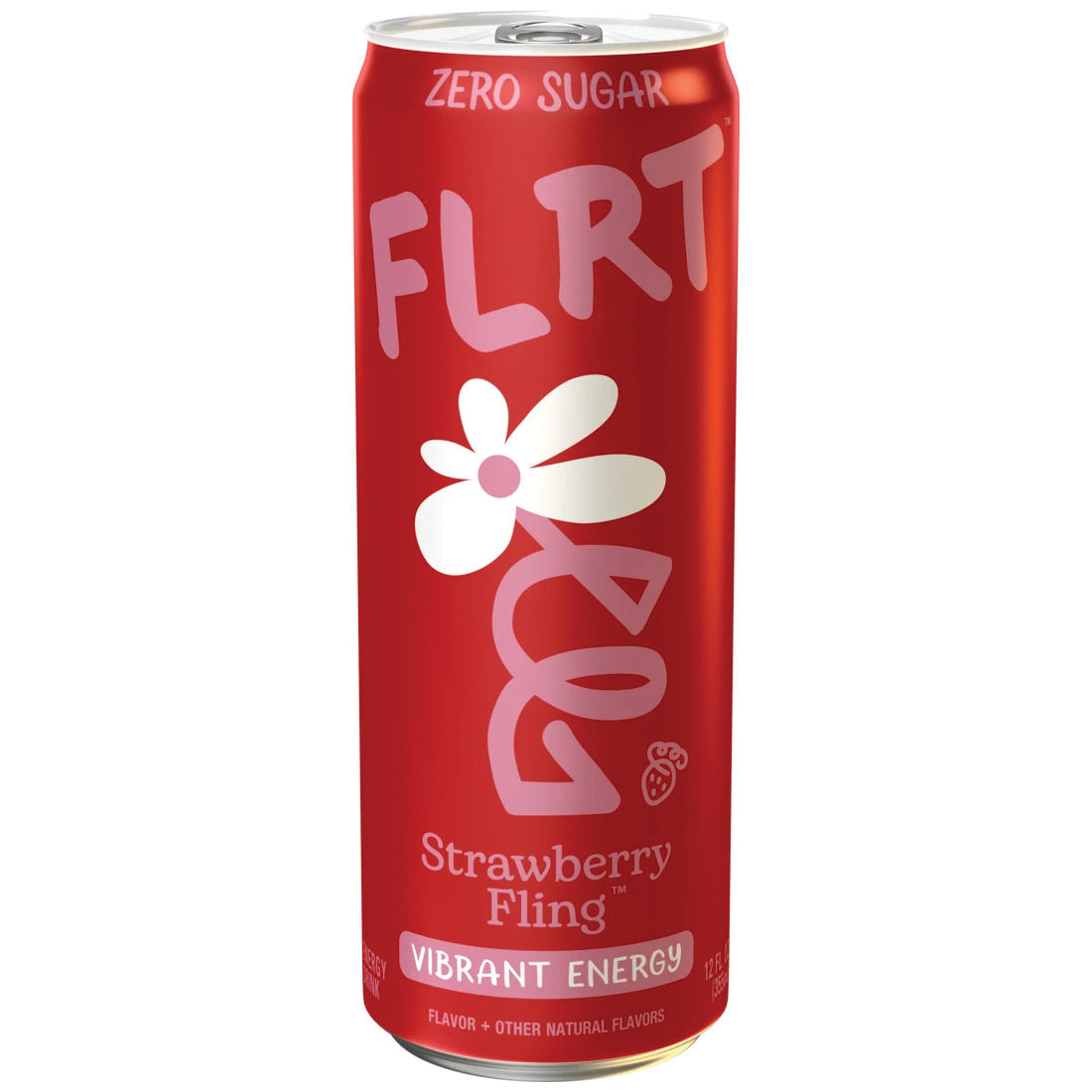 414154 Fling Energy Drink, Liquid, Strawberry, 12 fl-oz Can