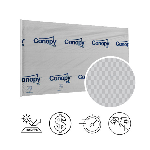 Pro Series CPR10150 House Wrap, 150 ft L, 10 ft W, Polyolefin/Polypropylene