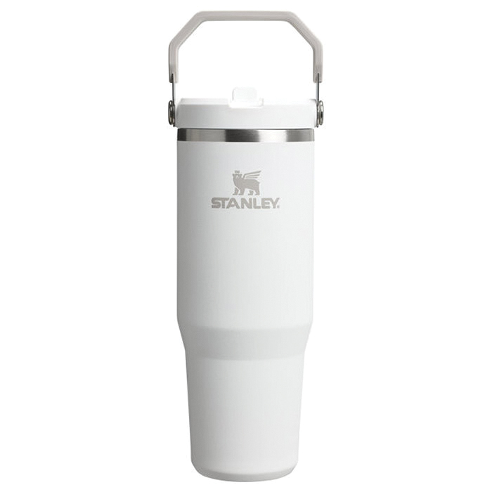 IceFlow Series 100000108388 Tumbler, 30 oz Capacity, Round, Flip Straw 2.0 Lid, Frost, Insulated