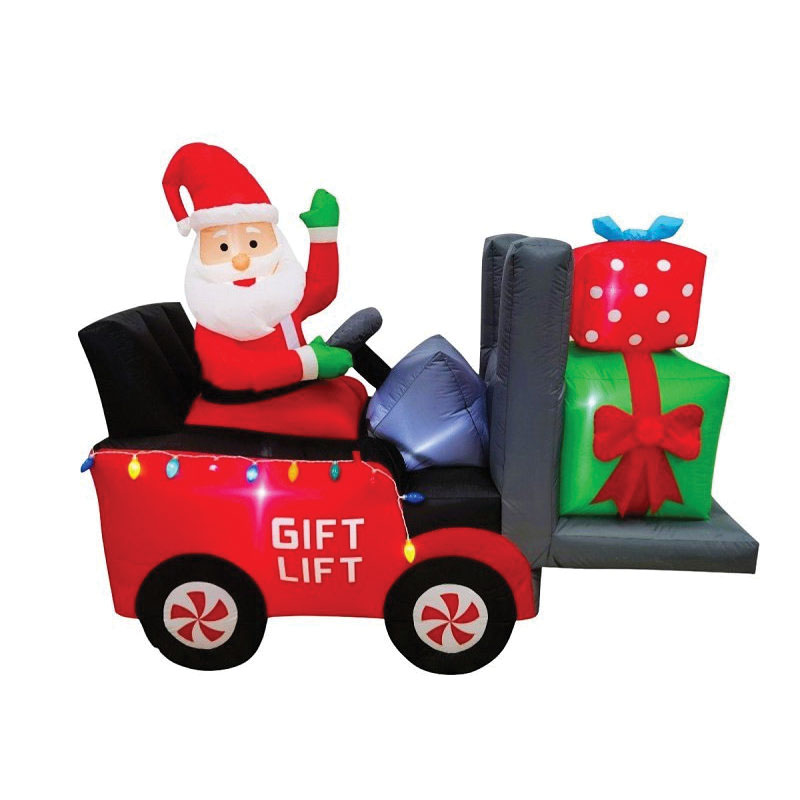 90138 Christmas Inflatable, 6-1/2 ft H