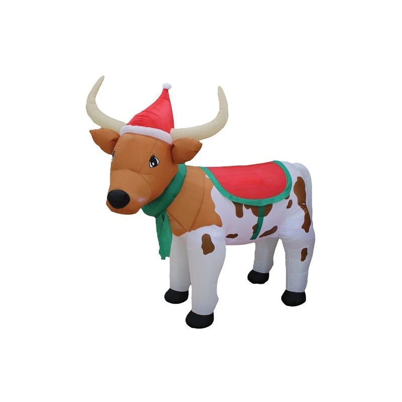 93010 Christmas Inflatable, 7 ft H