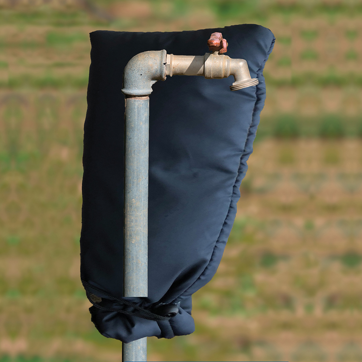 NoFreeze PF0691 Cover, 20 in L, 8 in W, Fabric, Black, For: Outdoor Faucets
