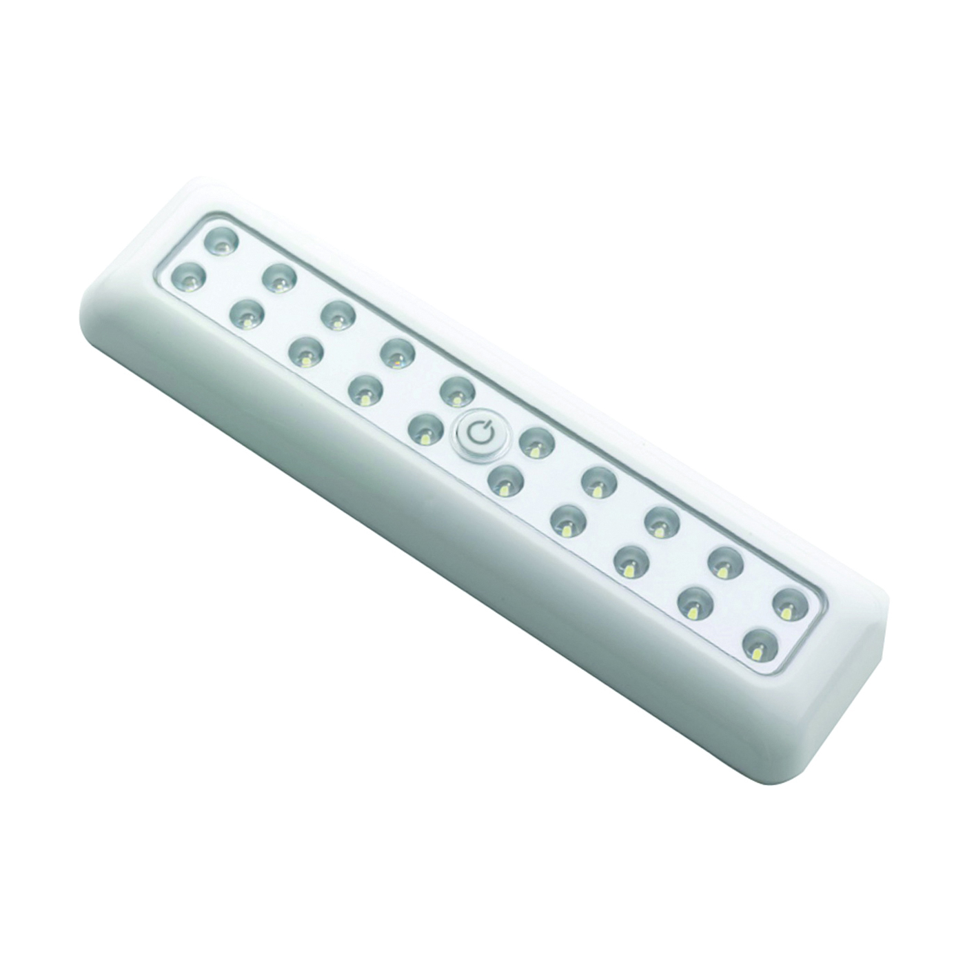 30017-308 Portable Tap Light, AAA Battery, 20-Lamp, LED Lamp, 80 Lumens, 5500 K Color Temp, White