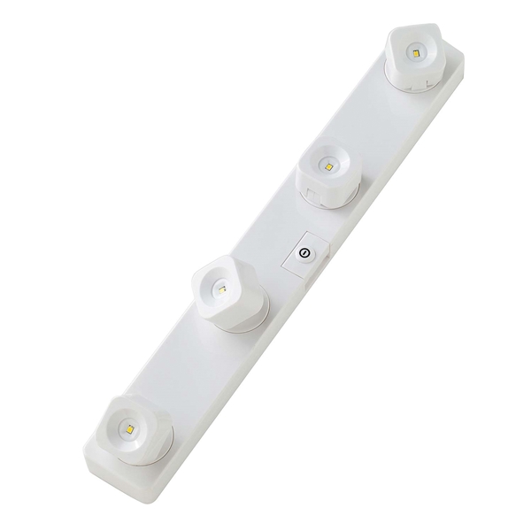 30037-308 FastTrack Light, AA Battery, Alkaline Battery, 4-Lamp, LED Lamp, 55 Lumens, 4000 K Color Temp, White