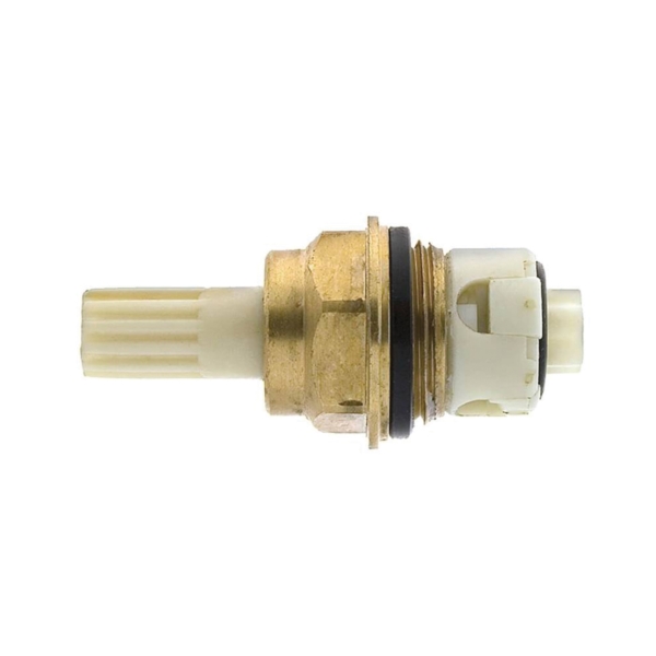 18864B Faucet Stem, Brass, 1-63/64 in L, For: Price Pfister Two Handle Kitchen and Bathroom Sink Faucets