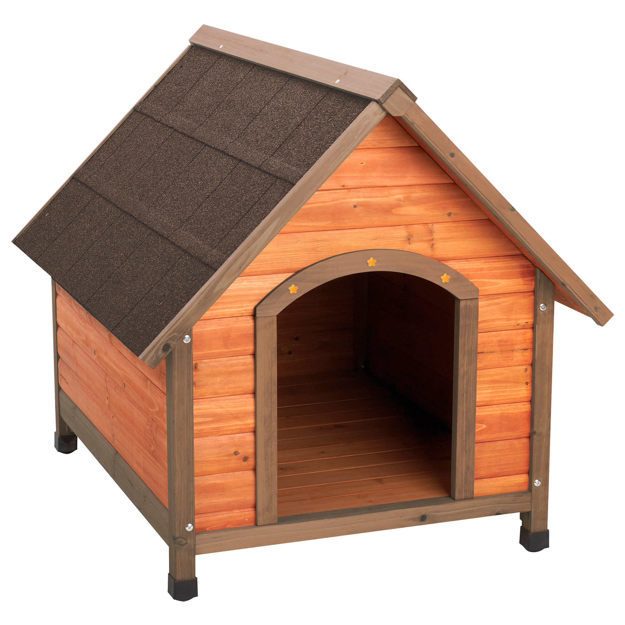 Ware 01707 Doghouse, 40 in OAL, 33 in OAW, 35-1/2 in OAH, Wood - 1