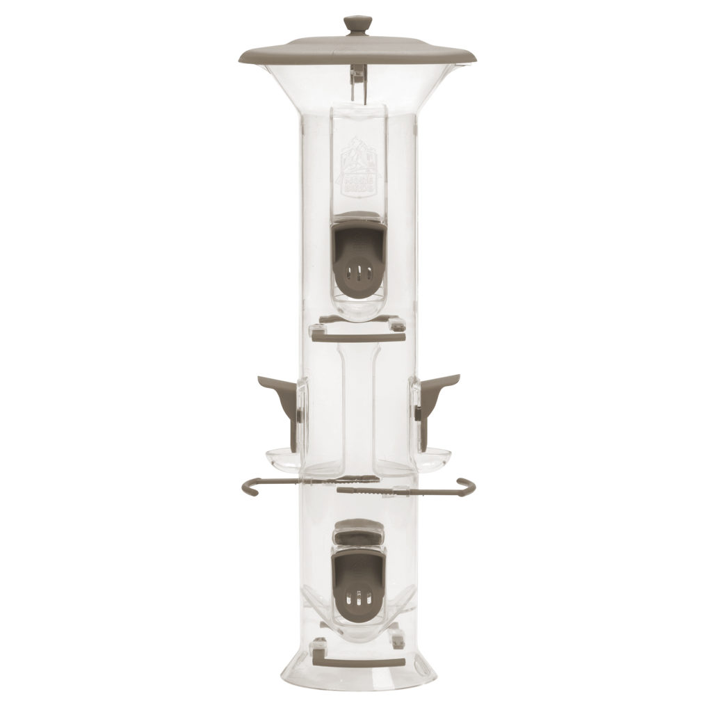 Stokes Select 23 HAR Bird Feeder, 16.66 in H, Harmony, 2 lb, Plastic, Gray, Hanging Mounting