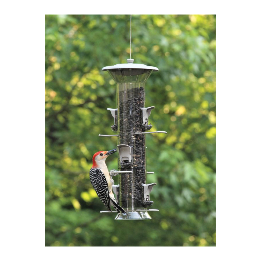 Stokes Select 23 HAR Bird Feeder, 16.66 in H, Harmony, 2 lb, Plastic, Gray, Hanging Mounting