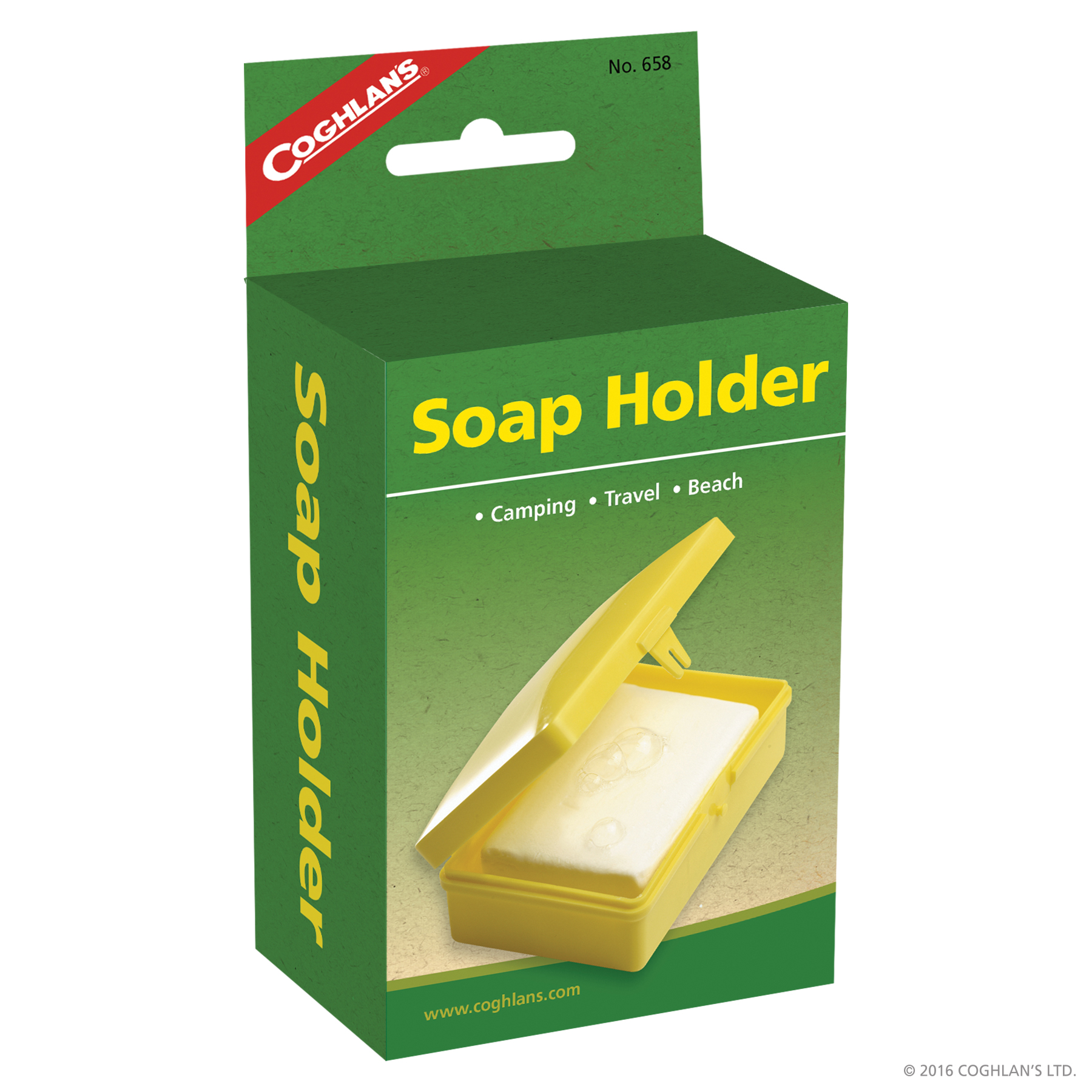 COGHLAN'S 658 Soap Holder, Polypropylene, Yellow - 1