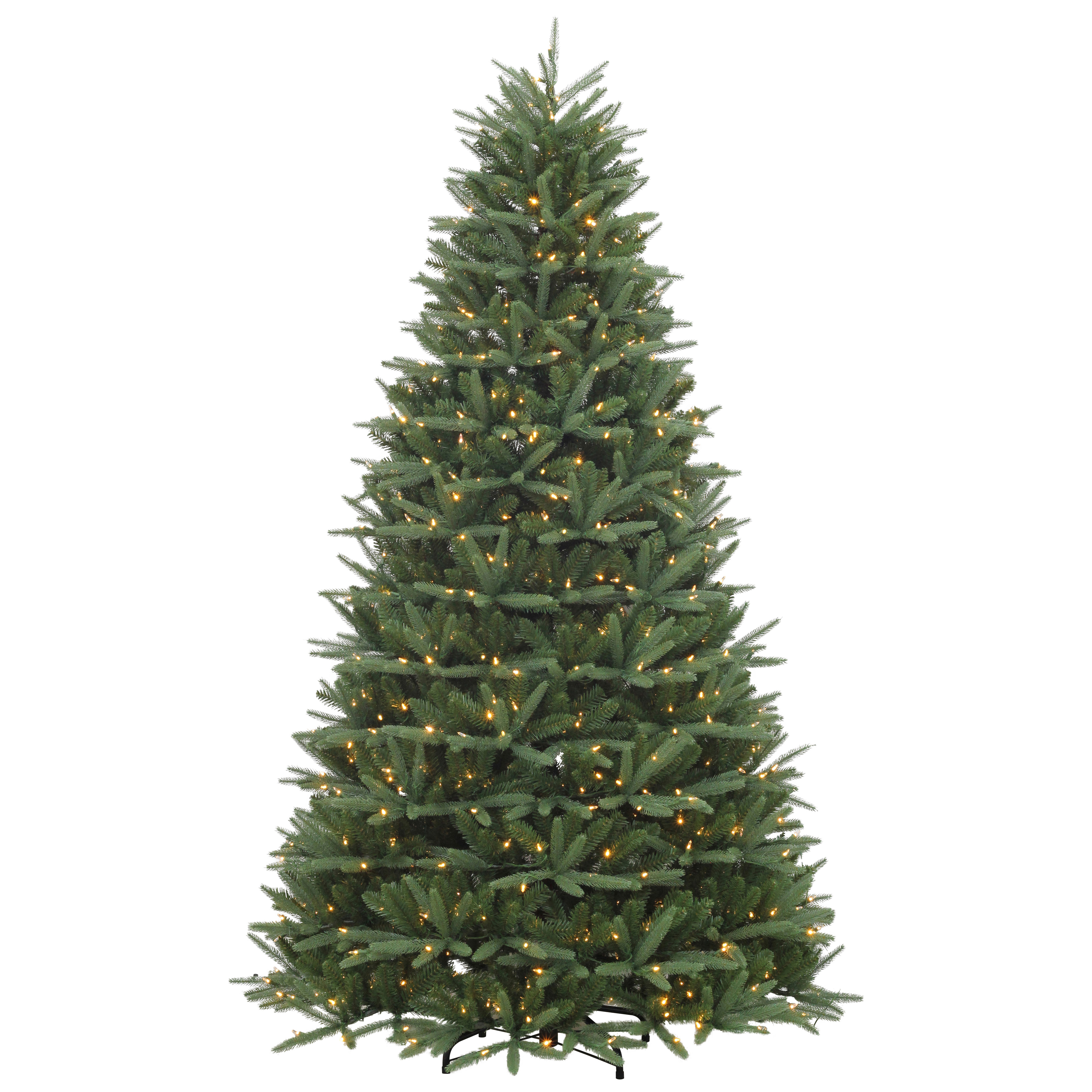 314-WVG2-75NA-75F5LW8 Christmas Tree, 7.5 ft H, Spruce Family, UL Direct Plug, LED Lights Bulb