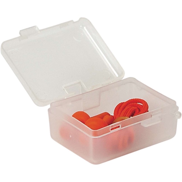 Allen 2293 Moulded Ear Plugs with Cord, 24 dB NRR, Foam Ear Plug, Orange Ear Plug