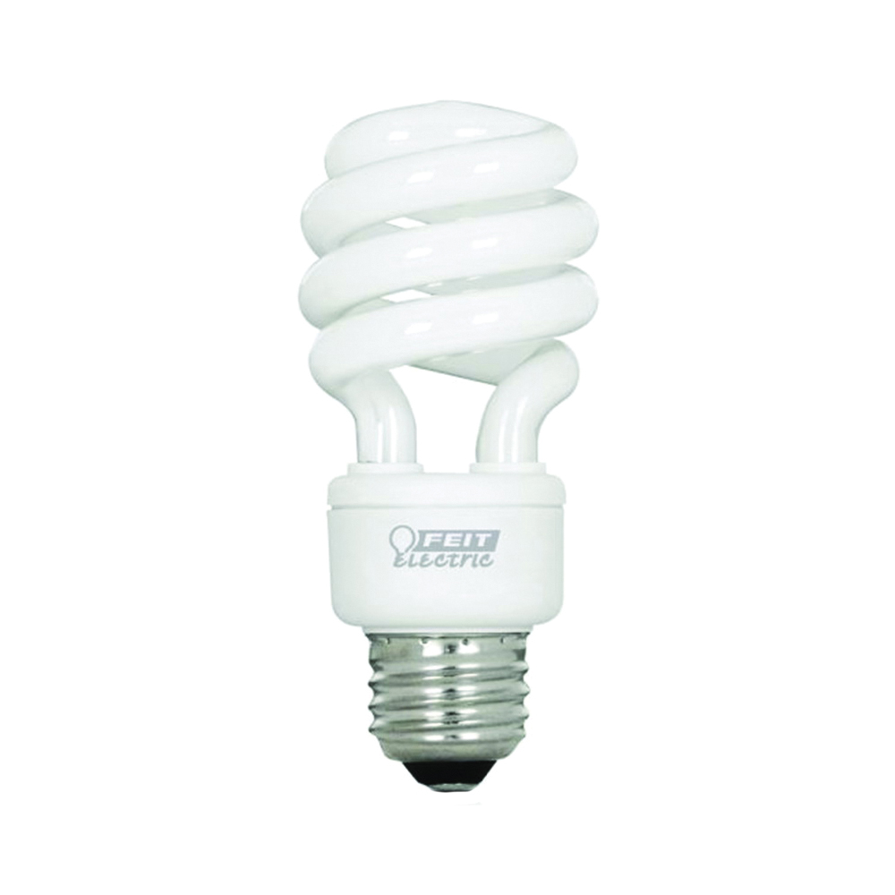 BPESL13T/D Compact Fluorescent Light, 13 W, Spiral Lamp, Medium E26 Lamp Base, 800 Lumens, Daylight Light