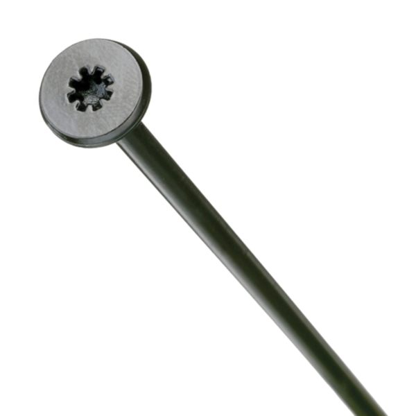 FastenMaster HeadLOK FMHLGM006-50 Screw, 50 PK, Black, 6 in L, Coarse Thread, Flat Head, Spider Drive, Steel, 50/PK