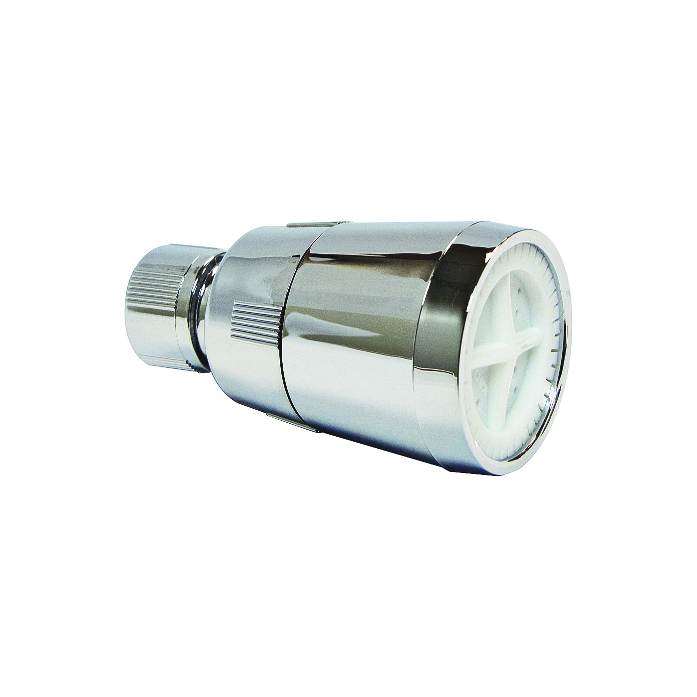 Economy Series PP825-3 Shower Head, 2.5 gpm, 1/2 in Connection, Plastic, Chrome