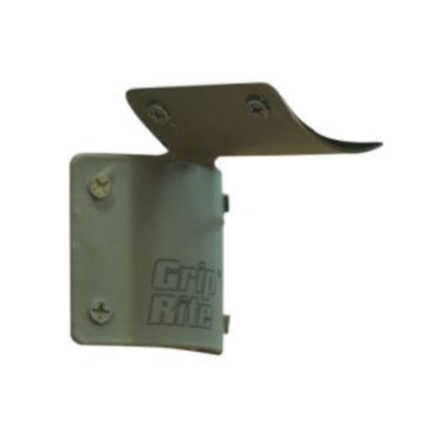 RWPBRKT Round Wood Post Bracket, 2-3/4 in W, 16 ga Thick Material, Steel, Green, Powder-Coated