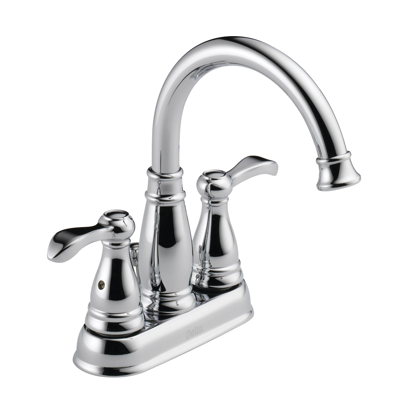 Porter Series 25984LF-ECO Bathroom Faucet, 1.2 gpm, 2-Faucet Handle, Brass, Chrome Plated, Lever Handle