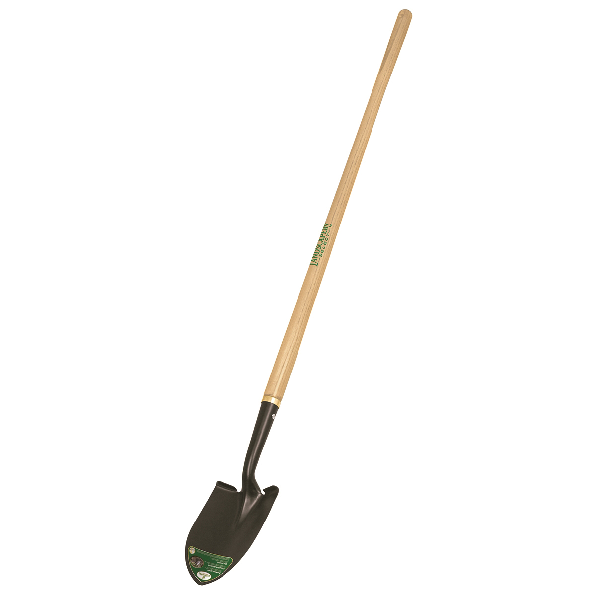 34607 Shovel, Steel Blade, Wood Handle, Long Handle, 45 in L Handle