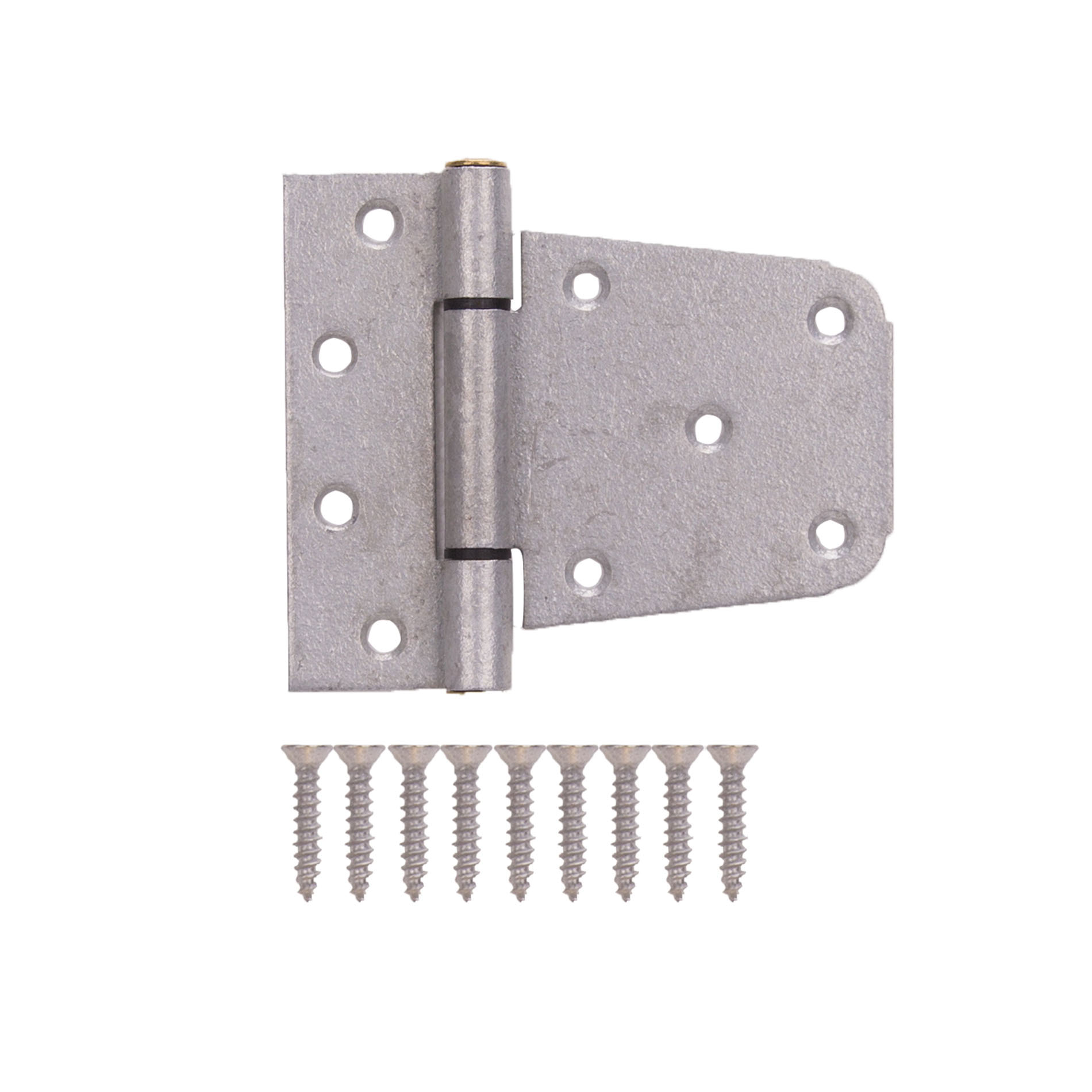 LR-182-PS Gate Hinge, Galvanized Steel, Galvanized, Fixed Pin, 180 deg Range of Motion, 46 (Pair) lb