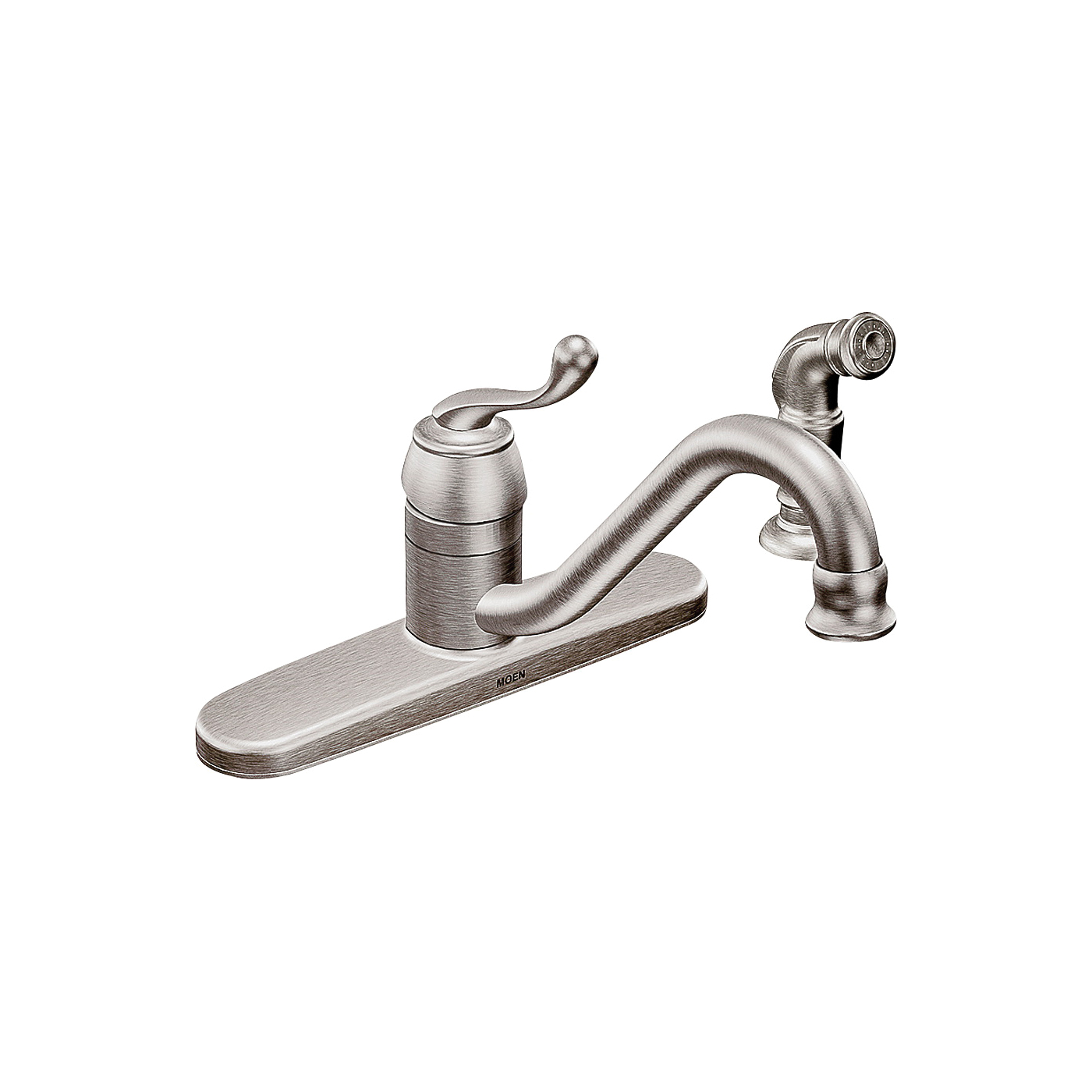 Muirfield Series CA87520SRS Kitchen Faucet, 1.5 gpm, 1-Faucet Handle, Stainless Steel, Stainless Steel