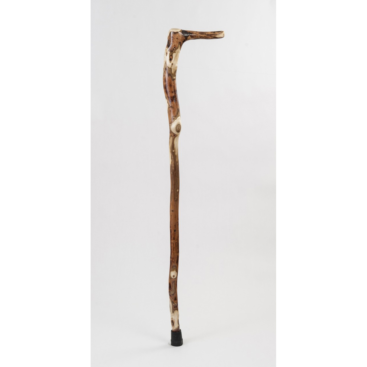 Brazos 502-3000-0138 Rustic Root Cane, 37 in H Cane, Standard Handle, Wood Handle, Hardwood, Root, Lacquer - 1