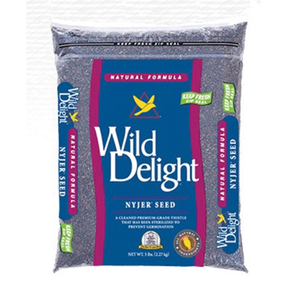 Wild Delight 383050 Bird Seed, Nyjer, 5 lb Bag