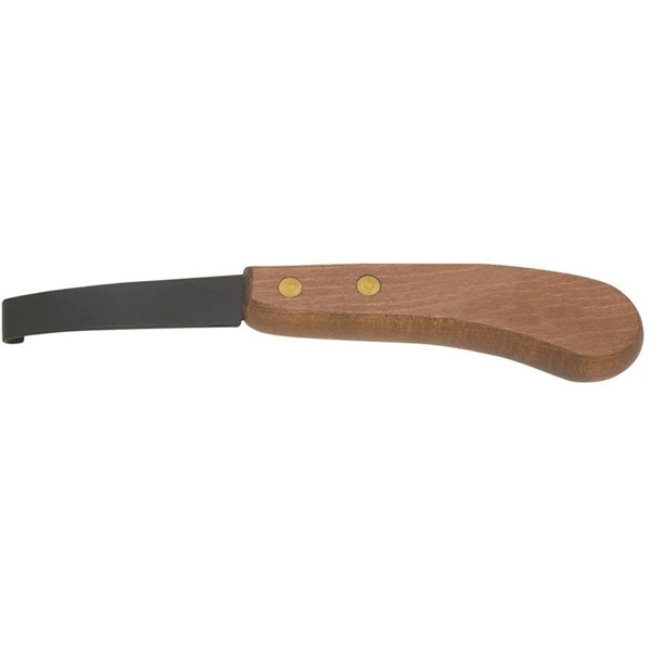 Farrier D280R Right Wide Hoof Knife, 8 in L Blade, Stainless Steel Blade, Comfort-Grip Handle