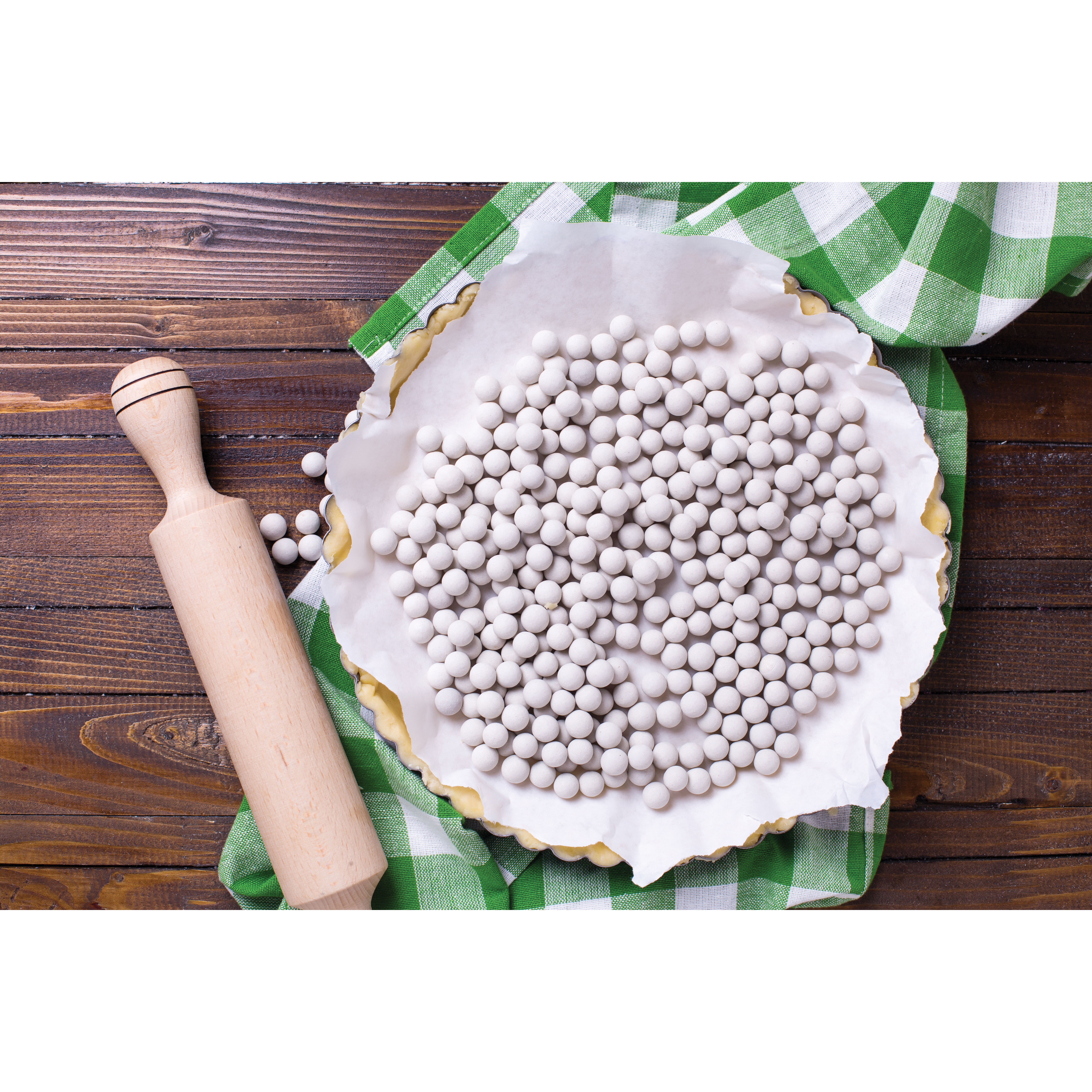 Mrs. Anderson's Baking 108 Baking Pie Weight, 12.8 oz, 1/2 in Dia, Ceramic