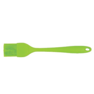 HIC 43640kw Silicone Brush, 10 in OAL, Silicone Trim, Green Handle