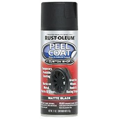 RUSTOLEUM 276779 Automotive Peel Coat Matte Black Spray Paint 312