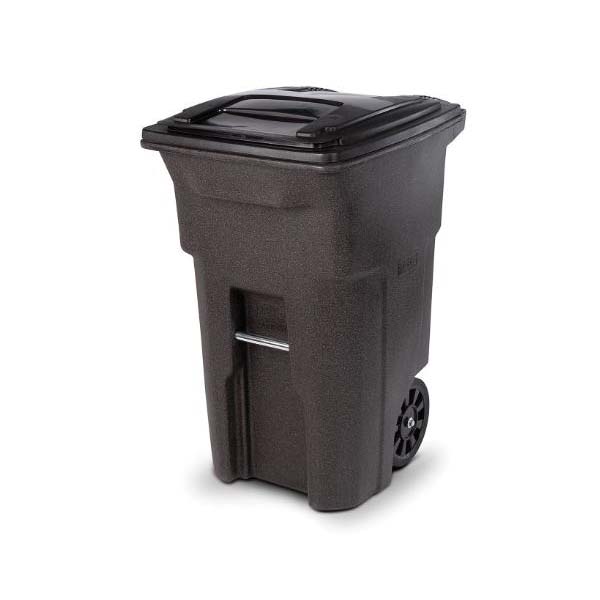 Toter EVR-II 79264 Trash Can, 64 gal Capacity, Polyethylene, Greenstone, Lid Closure - 2