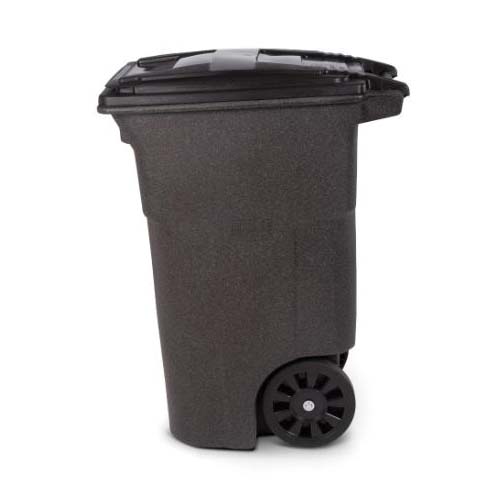 Toter EVR-II 79264 Trash Can, 64 gal Capacity, Polyethylene, Greenstone, Lid Closure - 4