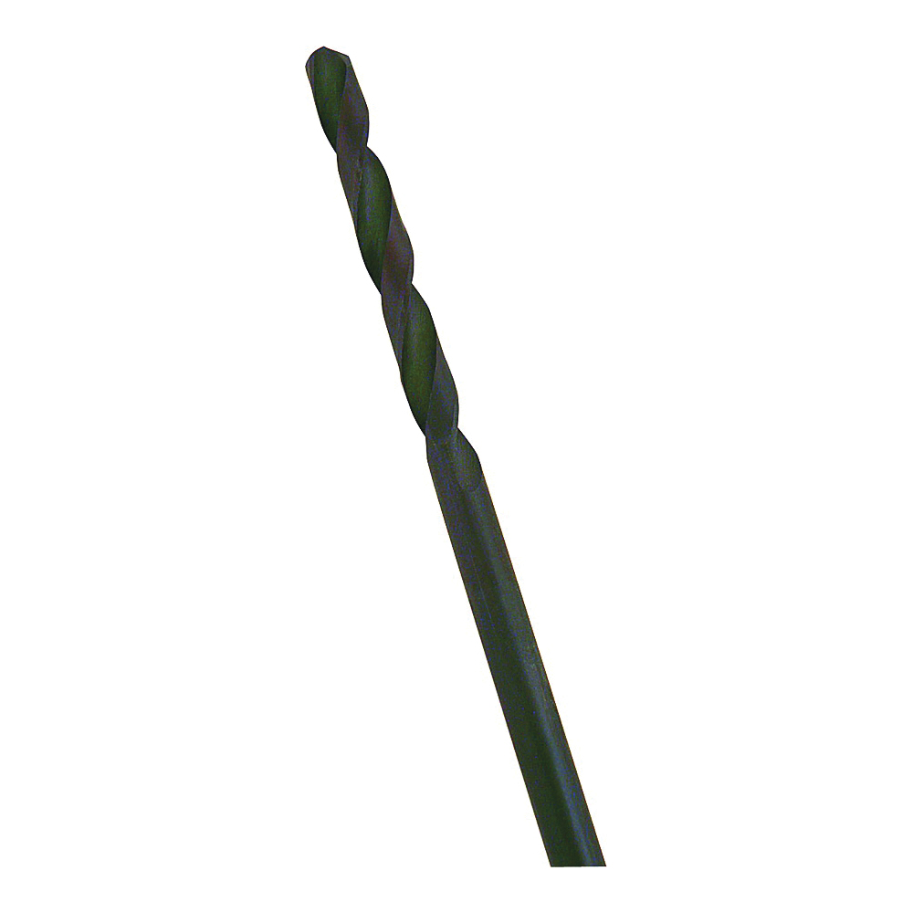 362691OR Drill Bit, 3/16 in Dia, 12 in OAL, Twist Flute, Flat Shank