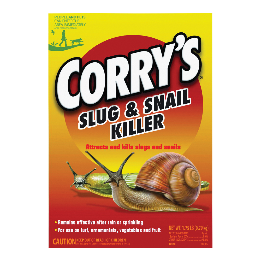 Corry's 100511427 Slug and Snail Killer, Solid, 1.75 lb Box - 1