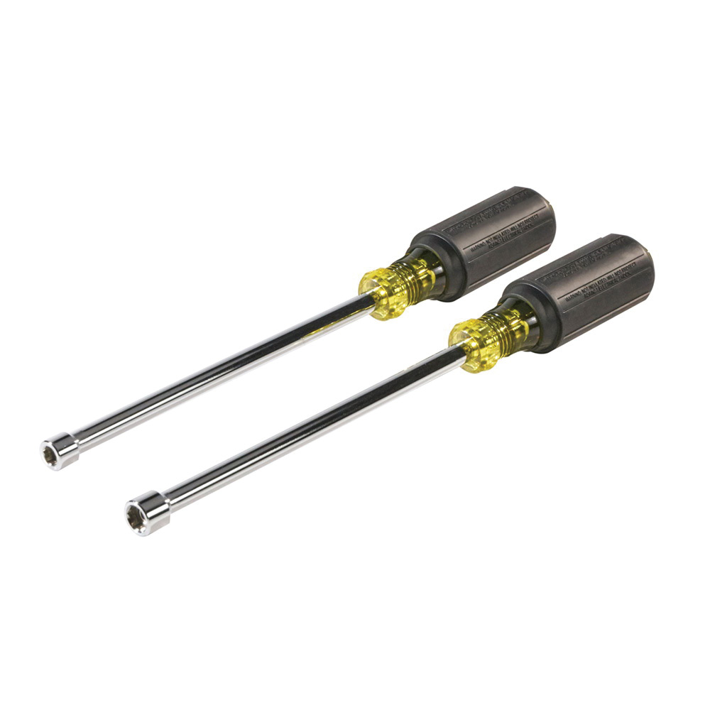 Klein Tools 646M Nut Driver Set, Includes: 646-1/4M and 646-5/16M Nut Drivers, 2-Piece - 3