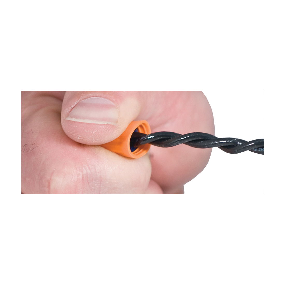 King Innovation Gorilla Nuts 68105 Wire Connector, 20 to 12 AWG Wire, Copper Contact, Blue/Orange - 4