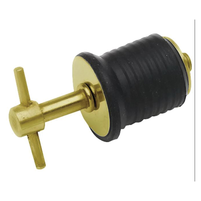 SeaSense 50032312 Twist Drain Plug, Brass