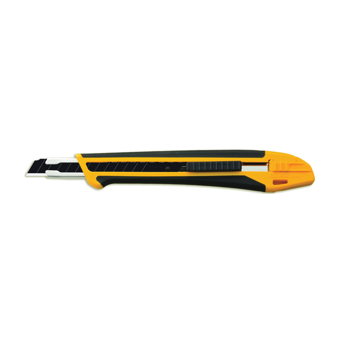Olfa 1075449 Utility Knife, 9 mm W Blade, Stainless Steel Blade, Cushion-Grip Handle - 1
