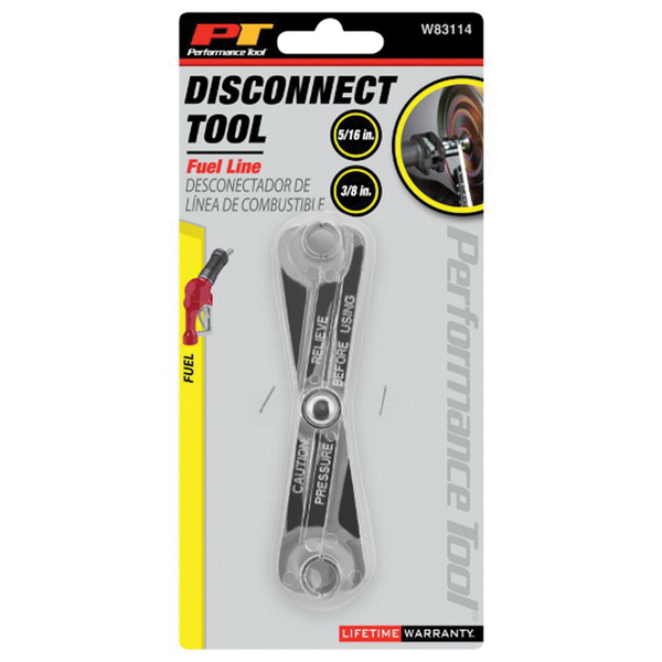Performance Tool W83114 Fuel Line Disconnect, Scissor, 5/16, 3/8 in - 3