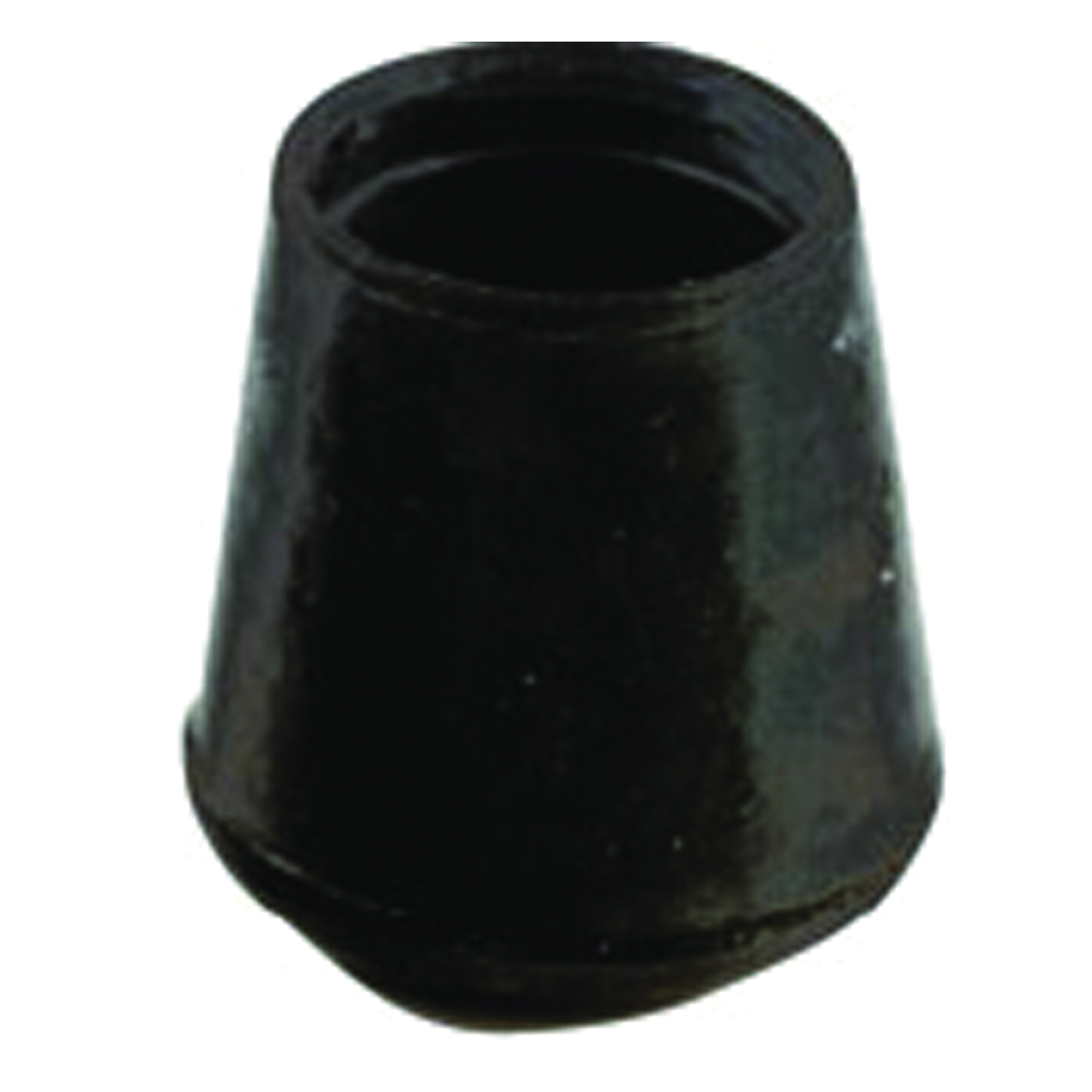 SHEPHERD HARDWARE 9760 Shepherd Hardware 9760 Furniture Leg Tip, Round, Rubber, 3/4 in Dia, Black - 1